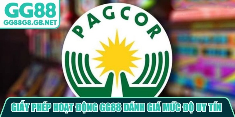 Giấy phép hoạt động GG88 giúp người dùng đánh giá mức độ uy tín của hệ thống