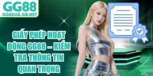 Giấy Phép Hoạt Động GG88